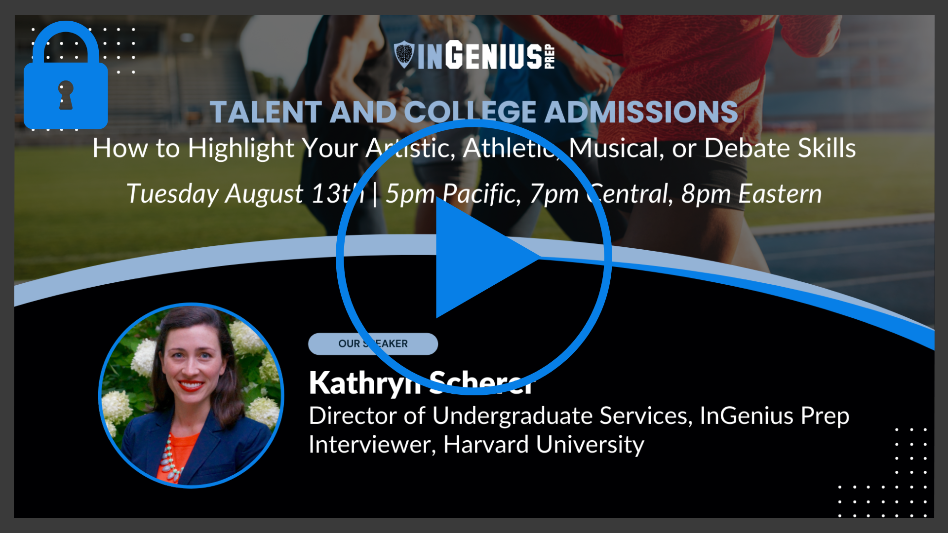 Talent webinar August back to school 